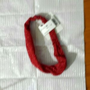 Glitter cranberry colored headband